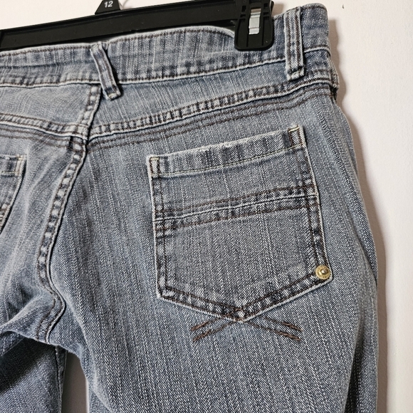 Y2k Young connection gray tone mid to low rise slim jeans Size 40 - Picture 5 of 6